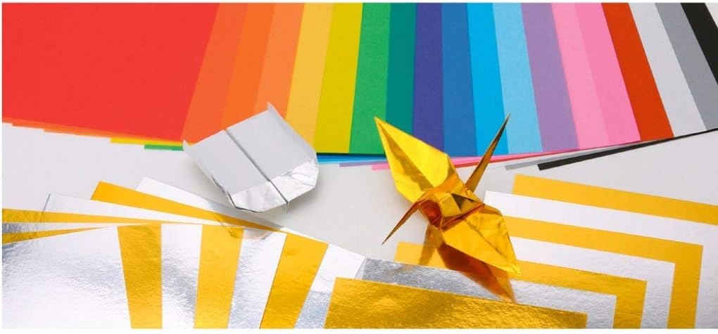 Toyo Origami Tant (007200), 15 cm x 15 cm, 100 Colors, 3584