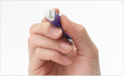 Pentel Stick Type Knock Eraser, Metal Blue (XZE15-MC)