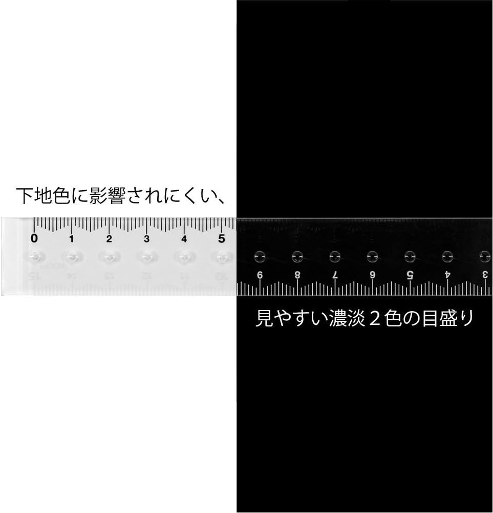 Midori Metric CL Ruler 15cm Pink (42232006)