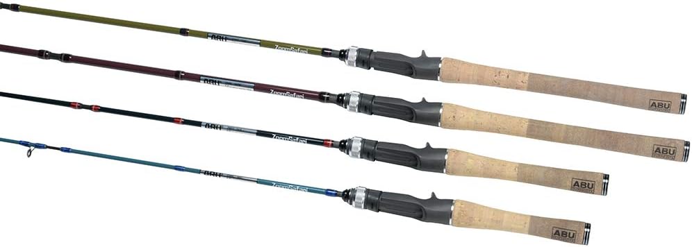 Abu Garcia Zoom Safari Pack Rod Baitcasting 6'6 ft ML Medium Light 5pcs Rose Violet
