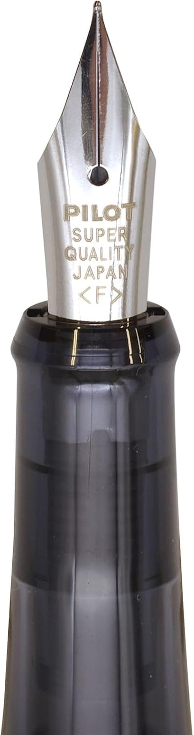 LIGHTIVE Fountain Pen, Live, Fine Point, F [Active Red], Lightweight Body, Stylish, Simple, F side view