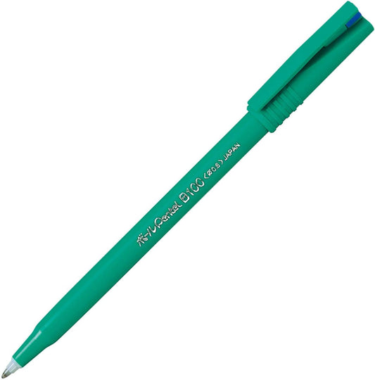 Pentel B100-CD Water-Based Ballpoint Pen, 0.02 inches (0.6 mm), Blue, 1 Piece