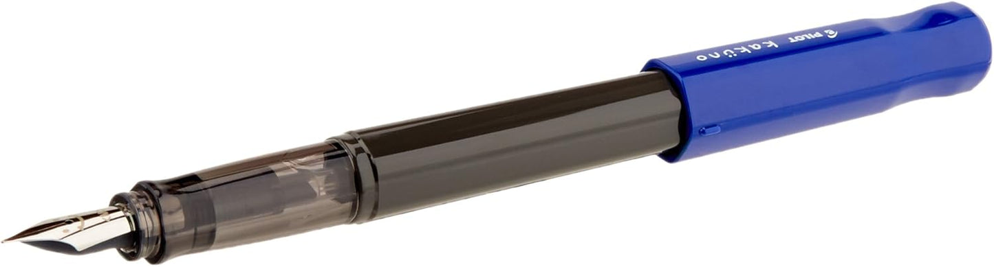 PILOT Kakuno Fountain Pen of Biginners, Medium Nib, Blue Body (FKA-1SR-LM)