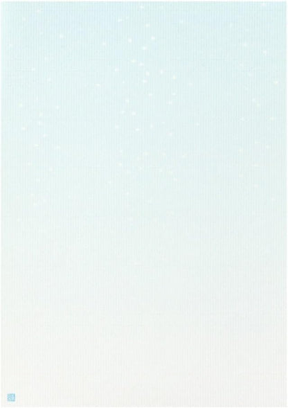 Dust pattern of the green stationery volume Japanese paper flower (japan import)