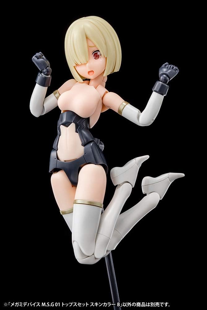 Megami Device M.S.G 01 Top Set, Skin Color B, Total Length: Approx. 0.8 inches (20 mm), 1/1 Scale, Plastic Model