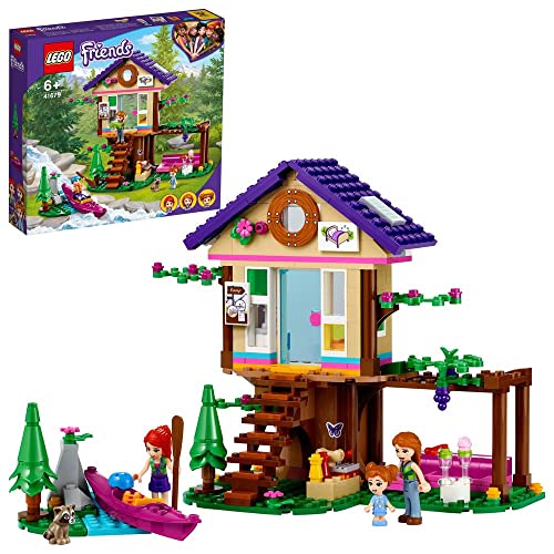 LEGOå¨ Friends Forest House 41679 Building Kit; Forest Toy with a Treehouse