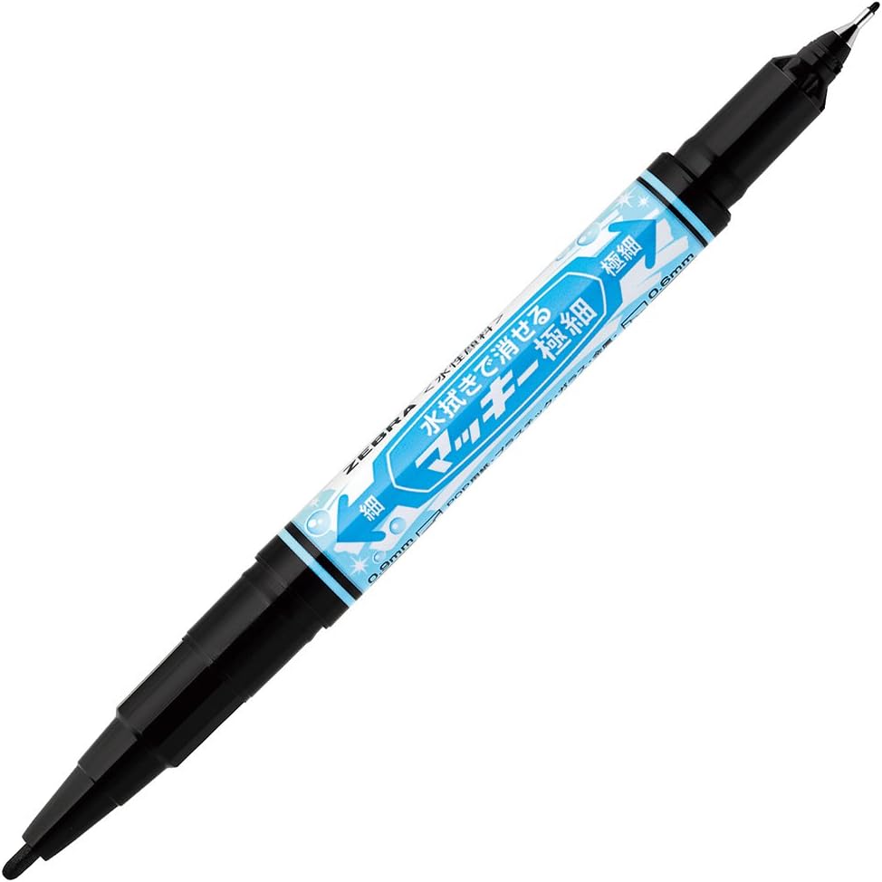 The erasable by wiping ZEBRA aqueous marker water McKee ultra-fine black P-WYTS17-BK