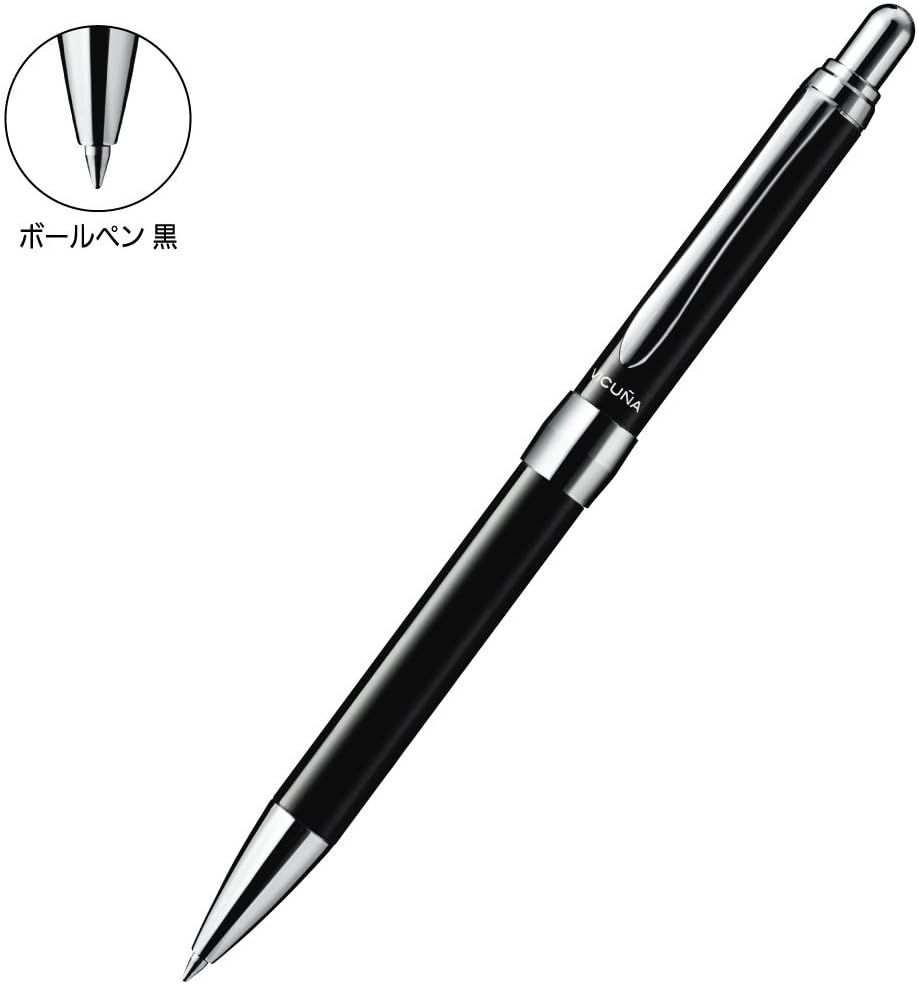 Pentel Oil-Based Ballpoint Pen, Vicuna EX2 BX2007A, Black Barrel