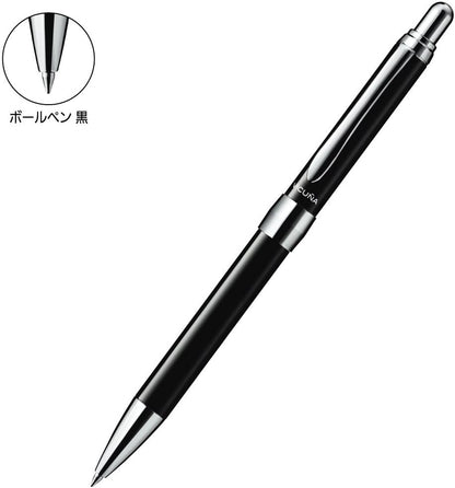 Pentel Oil-Based Ballpoint Pen, Vicuna EX2 BX2007A, Black Barrel