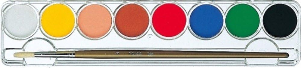 Pentel Solid Watercolor Paint Cake Color Deluxe WG4-8 8 Colors
