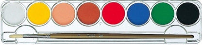 Pentel Solid Watercolor Paint Cake Color Deluxe WG4-8 8 Colors
