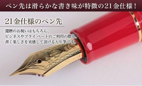 Sailor fountain pen sixtieth birthday extra-fine character (EF) (japan import) packaging box