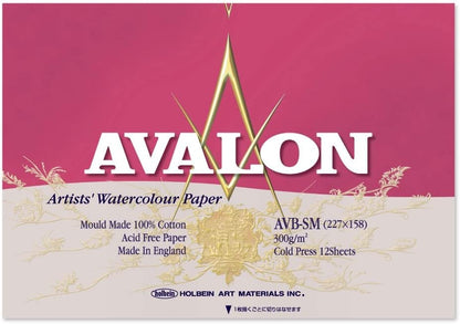 horubein Mists Watercolor Paper Block Medium Paper G (Medium Thick Mouth) in Eyes 12 Sheets Binding 271 ??? 001 VB ??? SM
