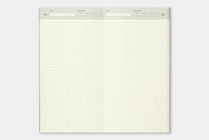Midori Traveler's Notebook (Refill 002) Grid