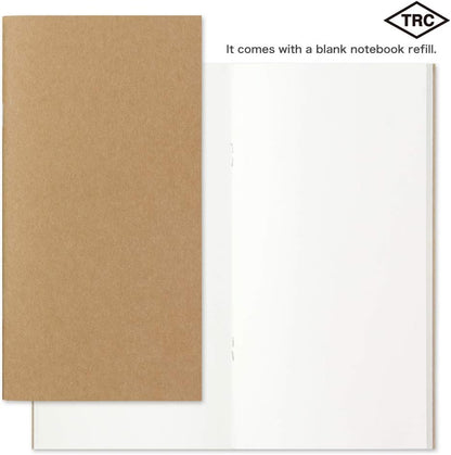 DESIGNPHIL Traveler's Notebook, Regular Size, Brown 13715006