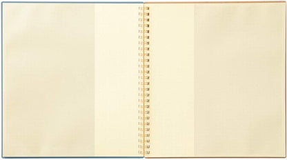 Kokuyo 20-Pocket Binder with Sleeves – A4 & US Letter Art Portfolio Folder, 40 Pages, Blue (RA-N20B)
