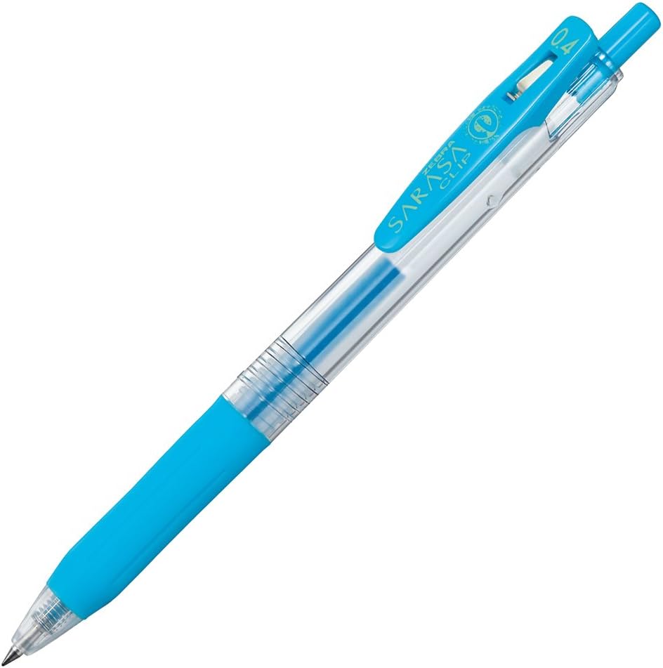 ZEBRA Sarasa Clip Gel Ink Ballpoint Pen, 0.4mm, 10 Color Set (JJS15-10CA)