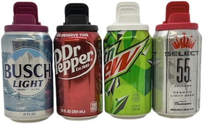 Beverage Buddee Can Cover - Best Can Cover For Standard Size Soda/Beer/Energy Drink Cans - Made In The USA - BPA-PCB Free - 4 pack (Asst Colors)