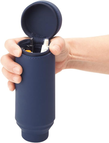 LIHIT LAB Stand Pencil Case Navy A7692-11