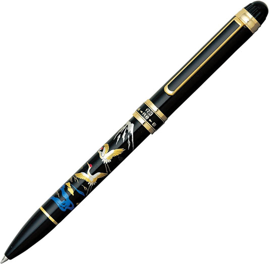 Platinum MWB-5000RM#18 Multi-functional Fountain Pen, Double 3 Action, Modern Makie Crane, main image