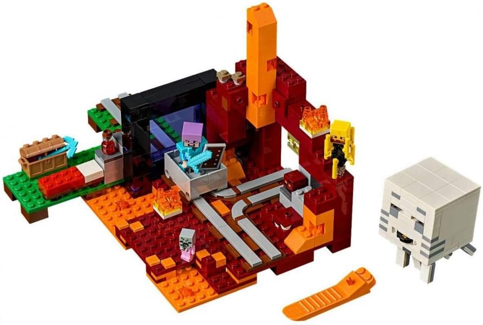 LEGO Minecraft The Nether Portal 21143 Building Kit (470 Pieces)