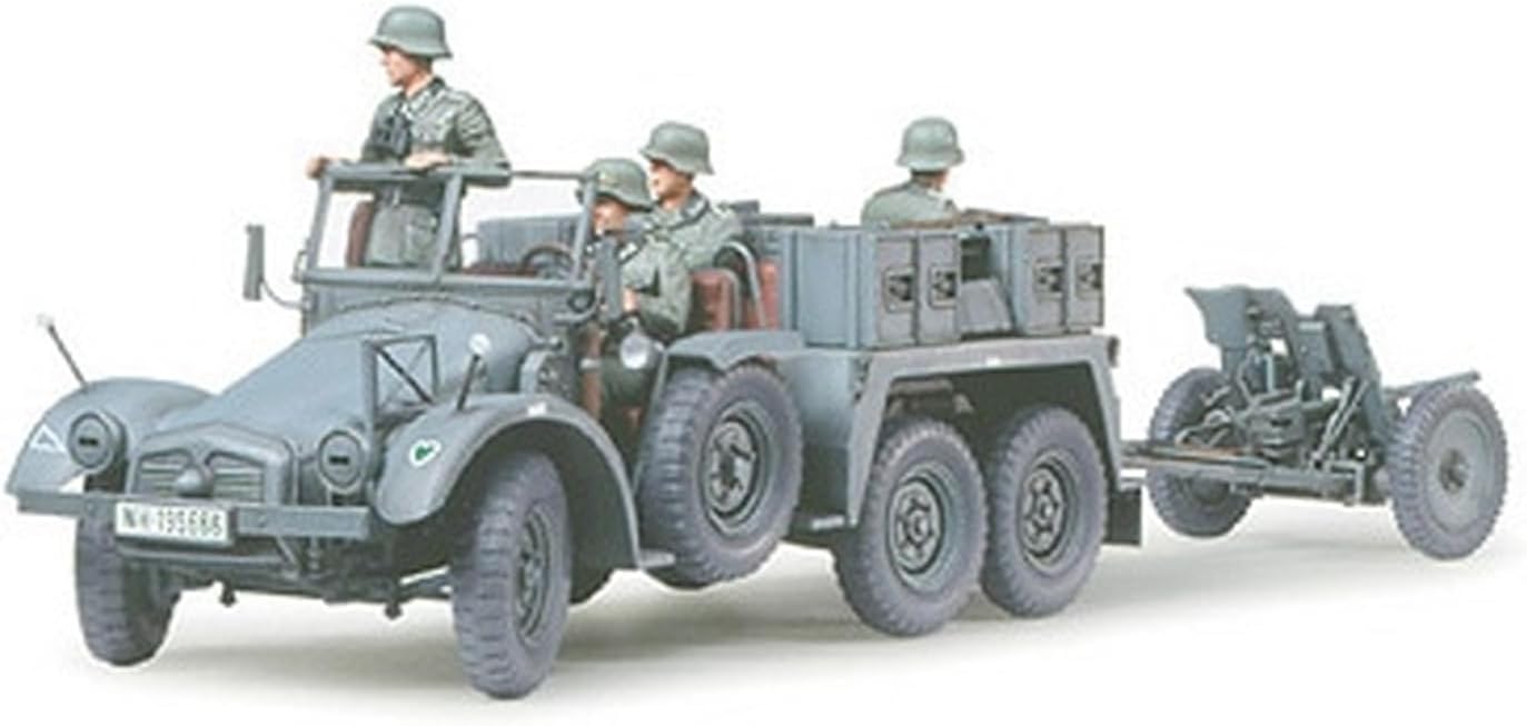 Tamiya Models Krupp Protze Towing Truck with 37mm Pak Model Kit