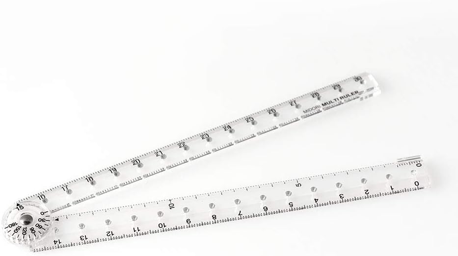 DESIGNPHIL 42266006 Multi Ruler, 11.8 inches (30 cm), Transparent