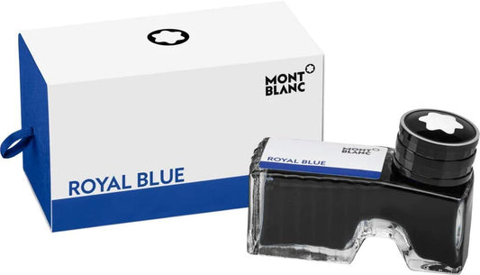 Montblanc Ink Bottle Royal Blue 105192 ??? Premium-Quality Refill Ink in Deep Blue for Fountain Pens, Quills, and Calligraphy Pens ??? 60ml Inkwell