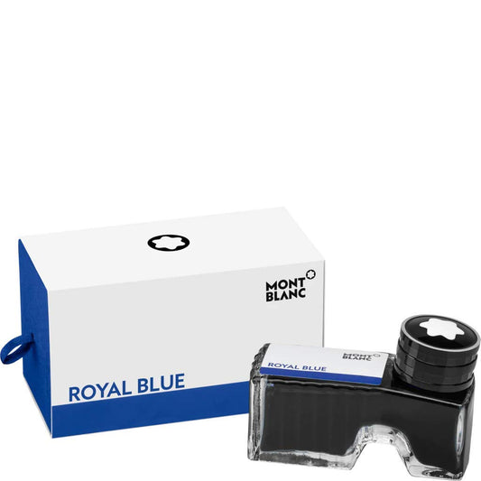 Montblanc Ink Bottle Royal Blue 105192 ‰ÛÒ Premium-Quality Refill Ink in Deep Blue for Fountain Pens, Quills, and Calligraphy Pens ‰ÛÒ 60ml Inkwell