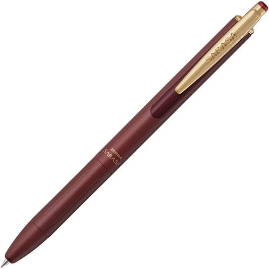 ZEBRA Gel Ballpoint Pen, Sarasa Grand 0.5mm Vintage Color, Red Black (P-JJ56-VRB)