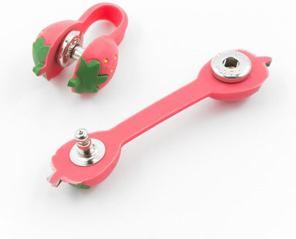 Midori Silicone Band, Pin-Clip Strawberry (43038006)