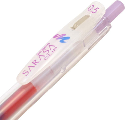ZEBRA Knock Ballpoint Pen Sarasa Clip Marble Color (Blue Berry Smoothie) JJ75-BS