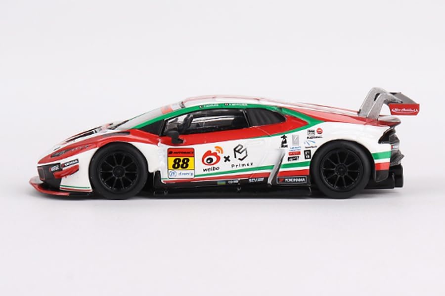 Lambo Huracan GT3 EVO #88 Takashi Kogure - Yuya Motojima Weibo Primez - JLOC Super GT Series (2022) Limited Edition 1/64 Diecast Model Car by True Scale Miniatures MGT00572