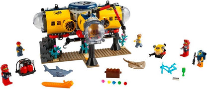 LEGO 60265 City Oceans Exploration Base Deep Sea Underwater Set, Diving Adventures Toys for Kids