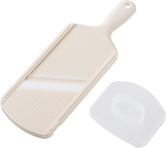 Kyocera CSN-182SWH Julienne Shredded Slicer, Made in Japan, Ceramic, Rust Free, Disinfecting Bleaching, OK, White