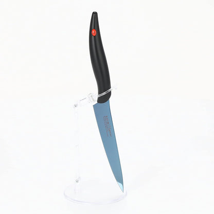 Kasumi Titanium Coated KTB4 4 3/4 Inch Utility Knife Kitcen Cutlery, 4 3/4", Multicolor