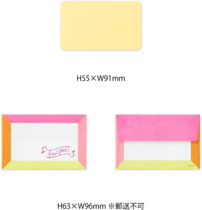 Card letter set, frame
