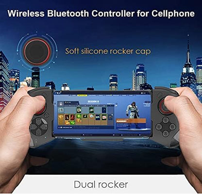 Megadream Mobile Gaming Controller for iPhone iOS Android PC Wireless Gamepad Joystick for iPhone 16/15/14/12, iPad, MacBook, Galaxy S22/S21/S20, TCL, Tablet, PC - 18+ Hour Battery Life - COD