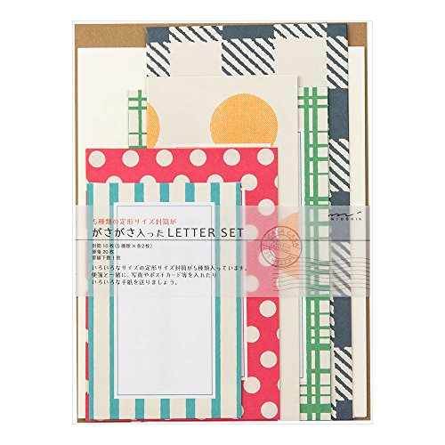 Midori 86420006 Lettering Set, Gassa, Colorful