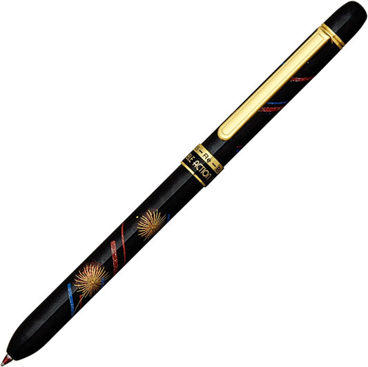Platinum MWBS-4000M#3 Fountain Pen, Multi-Functional Pen, Double 3 Action, Modern Makie, Dandelion, main image