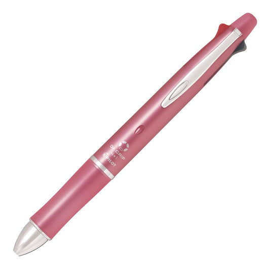 Pilot Dr.Grip 4 Plus 1, 4 Color 0.5mm Ballpoint Multi Pen and 0.5mm Mechanical Pencil, Shell Pink Barrel (BKHDF1SEF-ＳＰ)