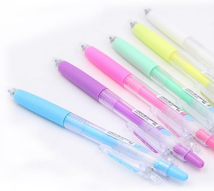 PILOT Juice Gel Ink Ballpoint Pen, 0.5mm, Pastel Colors (LJU60EF-6CP)