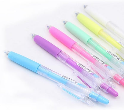 PILOT Juice Gel Ink Ballpoint Pen, 0.5mm, Pastel Colors (LJU60EF-6CP)