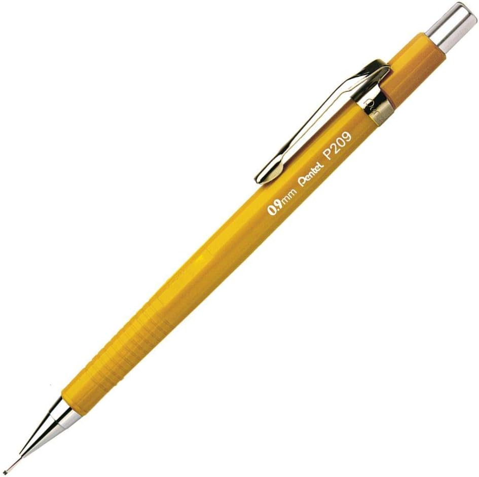 Pentel P209 Automatic Pencil 0.9mm Lead Yellow