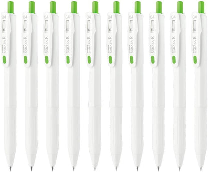 ZEBRA B-JJS29-R1-FG Sarasa R Gel Ballpoint Pen, 0.4mm, Fresh Green, 10 Count