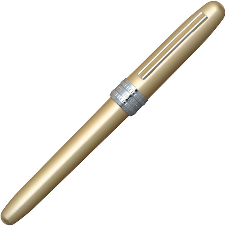 PLATINUM Fountain Pen, Plaisir Fine Nib, Yellow (PGB-1000-#68-F)