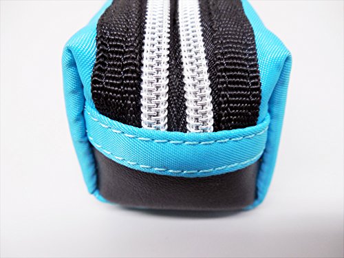 Raymay Fujii FY279B Pen Case, Pencil Case, Double Zipper, Large, Black