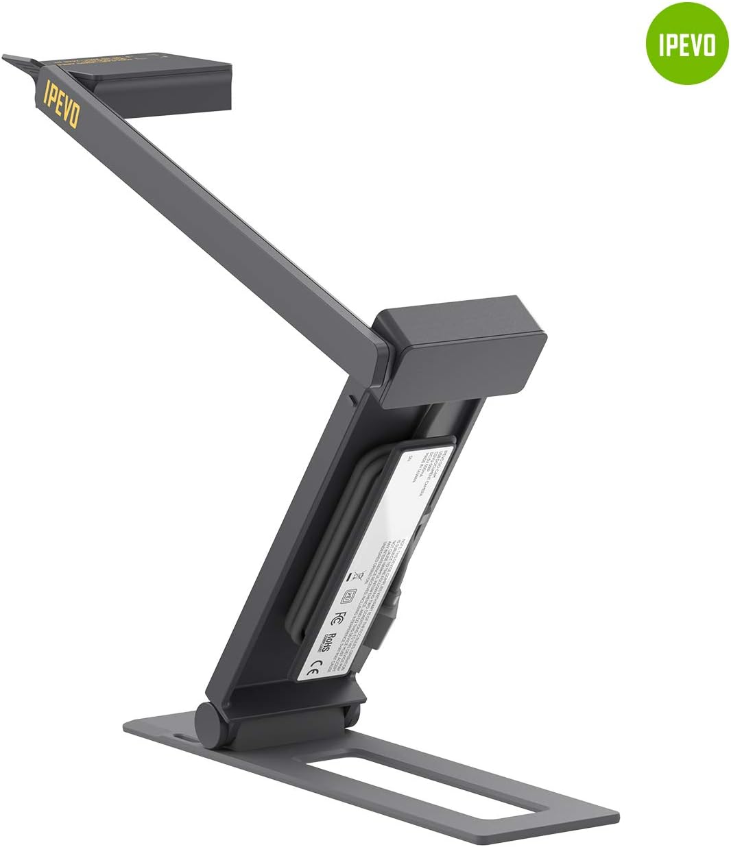 IPEVO DO-CAM Portable & Compact Ultra HD 8MP USB Camera for Professional Visual Presentations and Communication ??? Real-time Image Capture, Webcam for Conference Call, Distance Learning, Remote Work