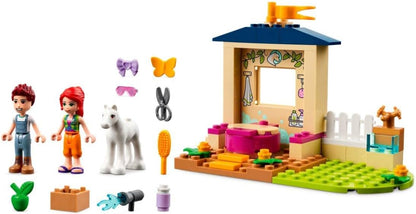 LEGO Friends Pony Caring For 41696 Toy Block Present Doll Pretend Play Animals Animals Girls 4 Years Old