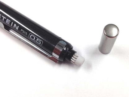 Pentel P315-MA Stein Mechanical Pencils, Metallic Black Shaft, Set of 10